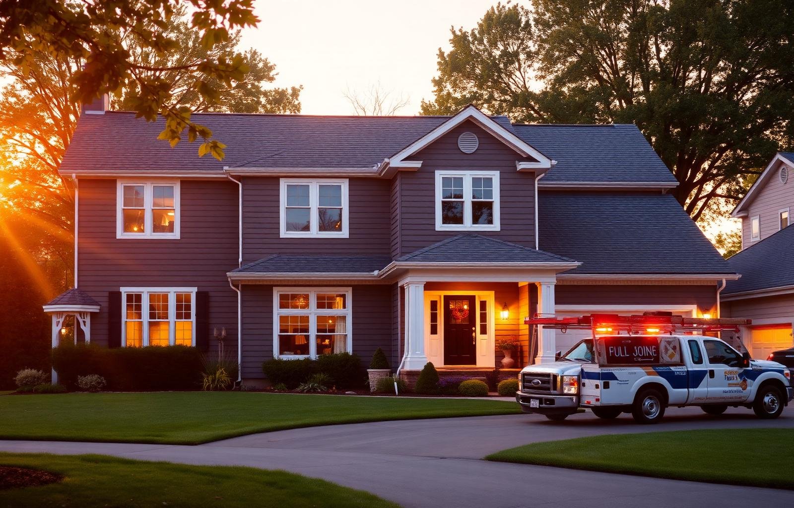 Freshly restored Illinois home by Royal Restoration LLC
